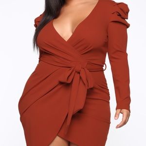 Never worn, Fashion Nova Blue Dress. Size 1x